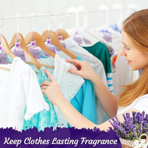 Premium Lavender Sachet Bags for Drawers and Closets 32 Count