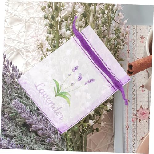MAGICLULU 20pcs Lavender Sachet Bags Drawstring Empty Storage Pouches