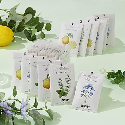 MYARO 12 Pack Scented Sachets for Drawer and Closet