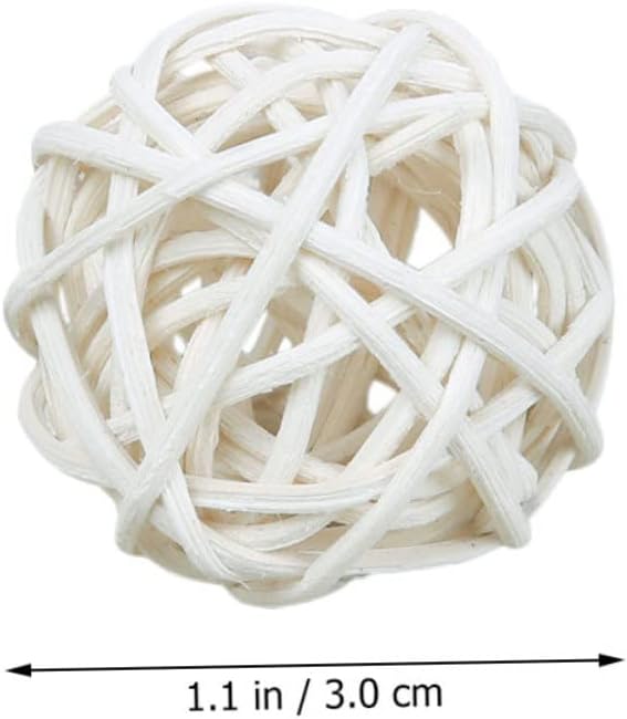 25pcs Handmade Wicker Rattan Balls Aromatherapy Diffuser