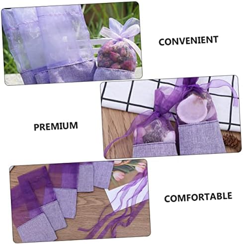 24pcs Lavender Scented Sachet Bags for Home Fragrance and Storage