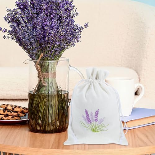 2pcs Lavender Sachet Drawstring Bags for Wedding Favors