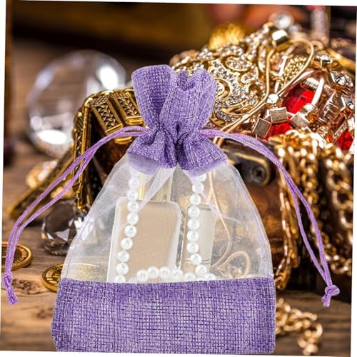 MAGICLULU 10 Pcs Empty Lavender Sachet Bags with Drawstring Closure