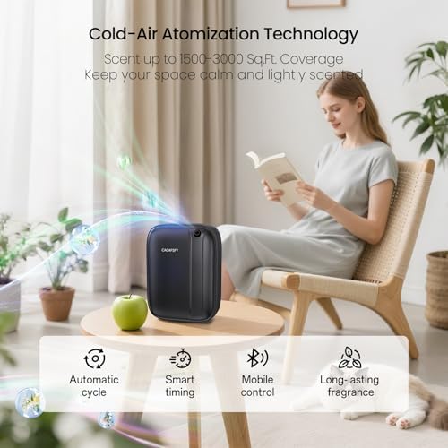 Waterless Diffuser with Smart APP Control - 400mL for Large Rooms