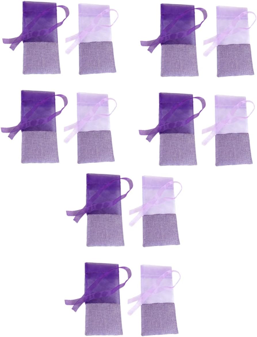 24pcs Lavender Scented Sachet Bags for Home Fragrance and Storage