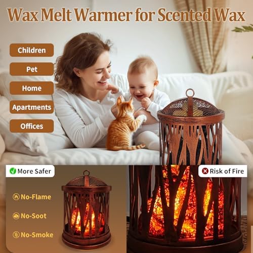 LIFFY Electric Wax Melter - Aromatherapy Candle Warmer with Timer and Oil Burner