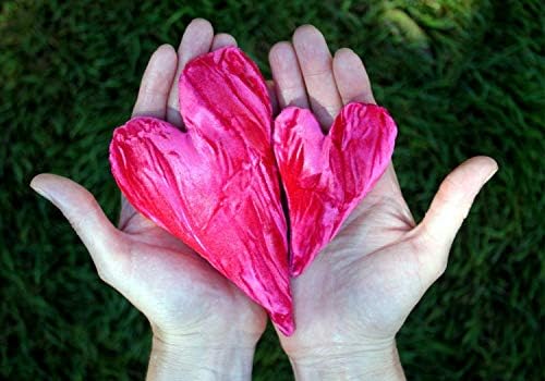 4 Inch Handmade Velvet Heart Sachet Pillow - Flaxseed Fill Lavender Scented Aromatherapy Gift