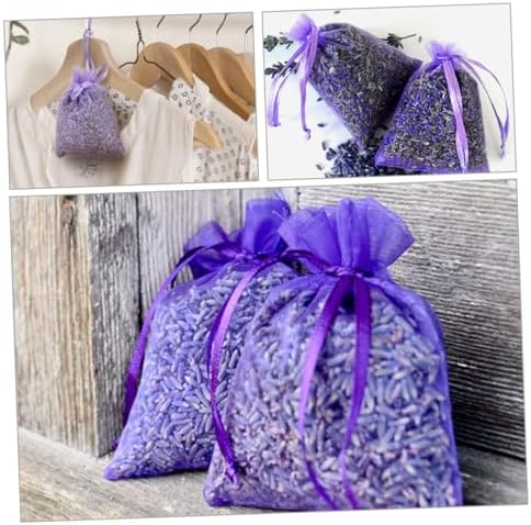LIFKOME 10pcs Lavender Sachets for Closets Cars and Wardrobes