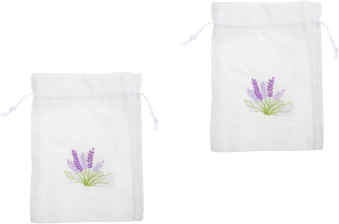 2pcs Lavender Sachet Drawstring Bags for Wedding Favors