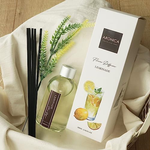 Aronica Lemon Scented Air Freshener Diffuser Set