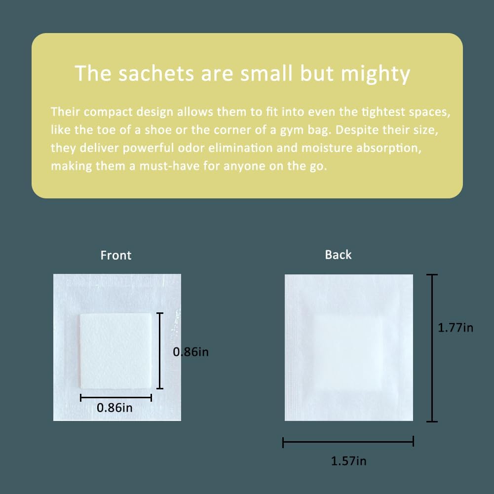 100 Pack Small Scented Sachets for Shoes Towels Wallets and Handbags