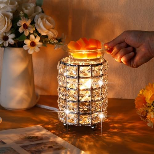 2 Pcs Crystal Wax Melt Warmer for Home Decor
