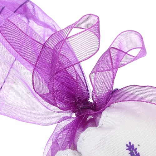 LOGOFUN 15pcs Breathable Mesh Sachet Bags - Purple