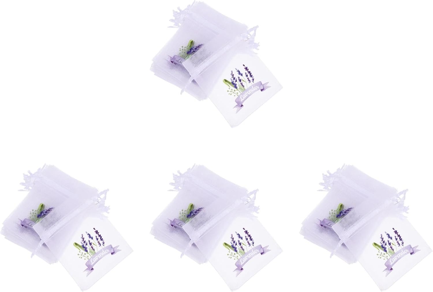LUOZZY 80 Pcs Lavender Sachet Bags with Drawstring 1