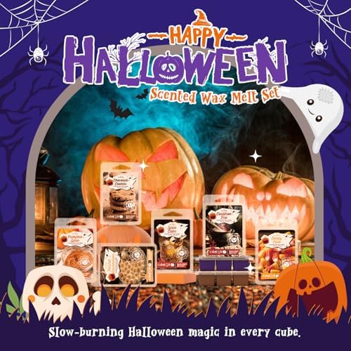 Halloween Scented Wax Melts 8 Pack for Warmers