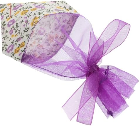 OUNONA 10pcs Lavender Sachet Bags with Drawstring Closure