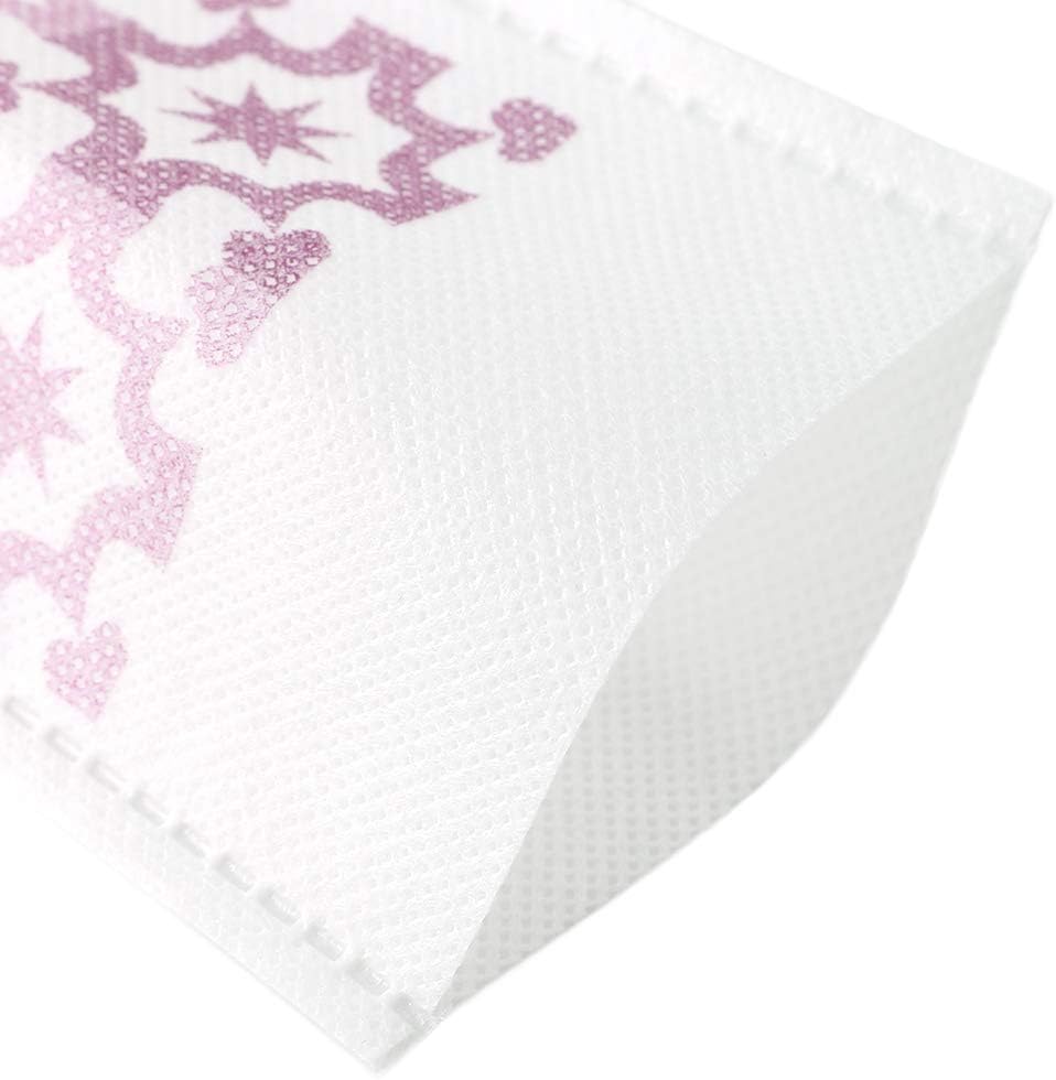 QQ Studio 100 Pcs White Non-Woven Heat Seal Sachet Pouch 315x433 Inch