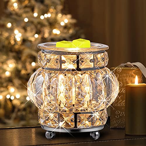 MAXWINER Electric Wax Melt Warmer with Crystal Design