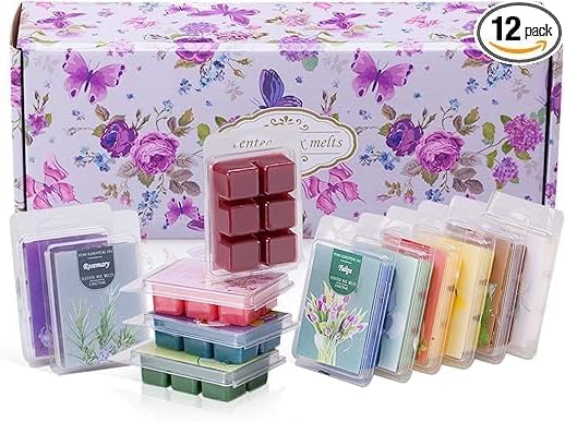 Scented Soy Wax Melts Set of 12 Assorted