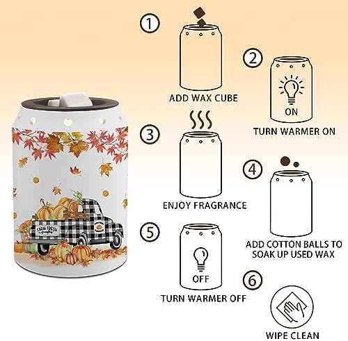 Bonsai Tree Fall Decorations Wax Melter Warmer
