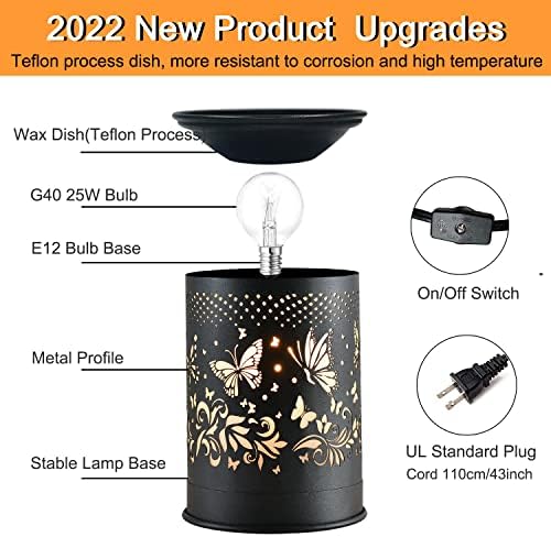 Kobodon Metal Wax Warmer with Lamp Function