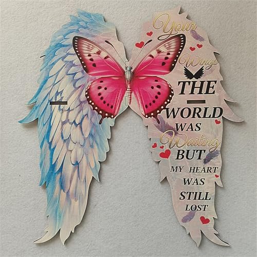 Pink Floating Corner Shelf with Butterfly Design