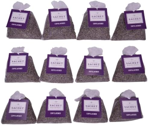 Lavender Sachets 12-Pack - Natural Dried Decor