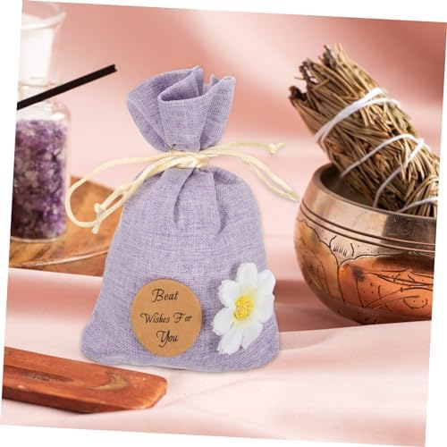 PRETYZOOM 10pcs Lavender Scented Sachet Bags for Jewelry and Dried Flowers