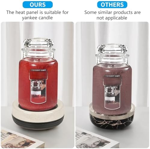 Stylish Ceramic Candle Wax Melter for Home Fragrance