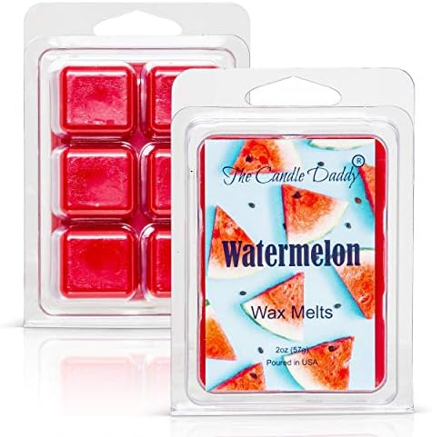 Watermelon Sweet Fruit Scented Wax Melts - 6 Cubes Gift