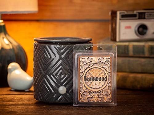 Teakwood Scented Wax Melts - 6 Cubes 2 Ounces 1 Pack