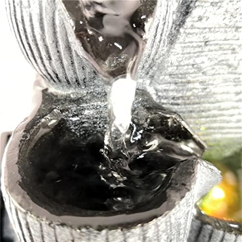 Relaxing Tabletop Fountain With LED Light
