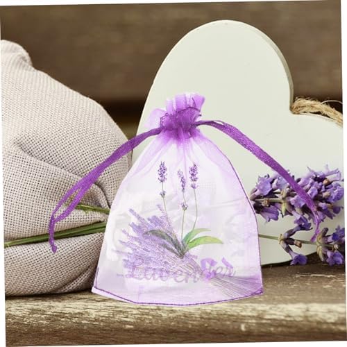PRETYZOOM Organza Gauze Lavender Sachet Bags