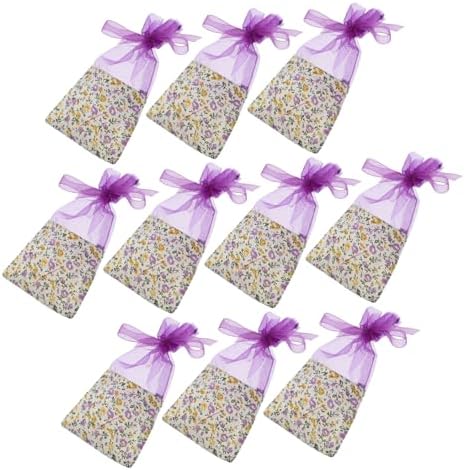 IMIKEYA 10pcs Drawstring Lavender Bags for Home Fragrance and Closet Fresheners