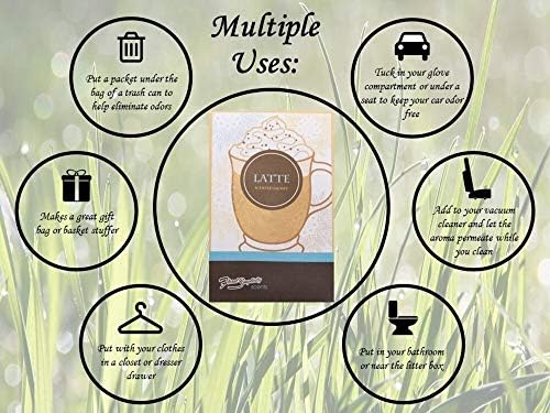 Floral Simplicity Latte Scented Sachets Pack of 3
