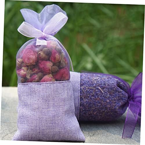 COLLBATH 24pcs Lavender Sachets Empty Bags for Home Fragrance