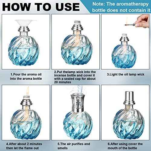 4 Piece Oil Lamp Wick Replacement for Aromatherapy Diffuser