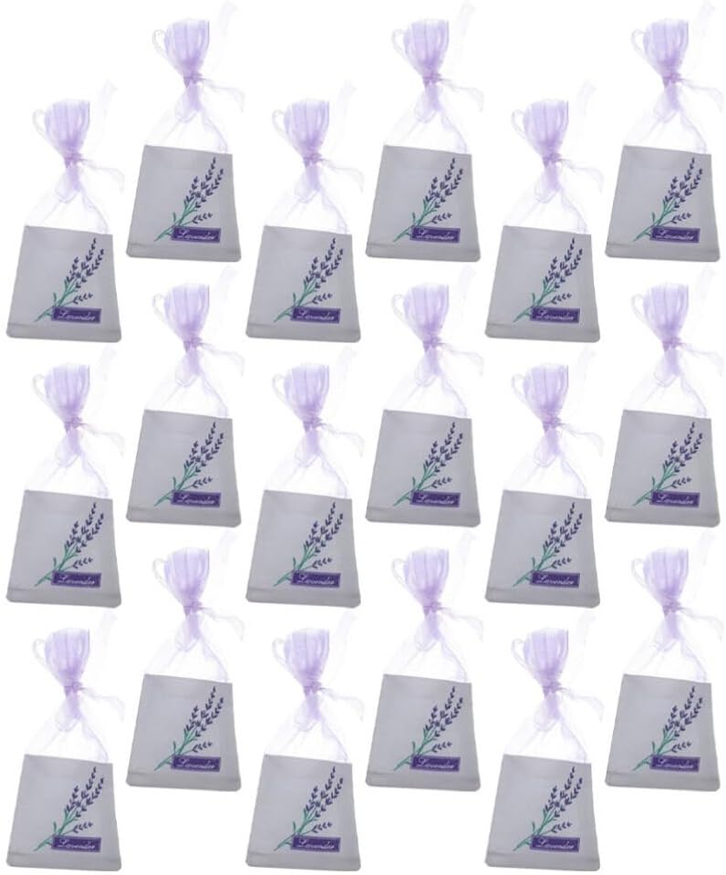 Hemoton 50pcs Lavender Sachet Bags for Home Fragrance and Closet Storage