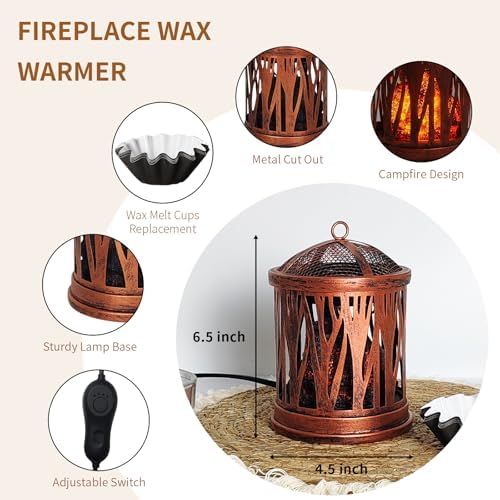 LIFFY Electric Wax Melter - Aromatherapy Candle Warmer with Timer and Oil Burner
