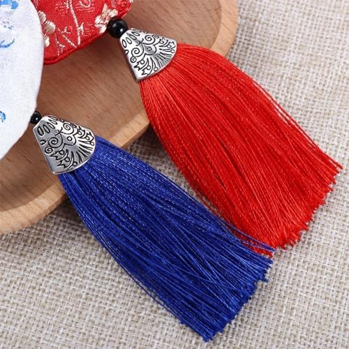 Women Brocade Sachet with Plum Flower Design