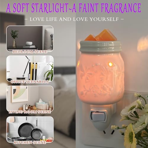 Butterfly Motif Plug In Wax Warmer for Fragrance