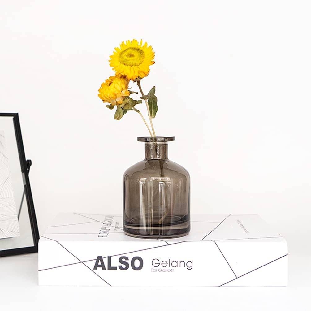 150ml Glass Diffuser Bottle - Grey Aromatherapy Container