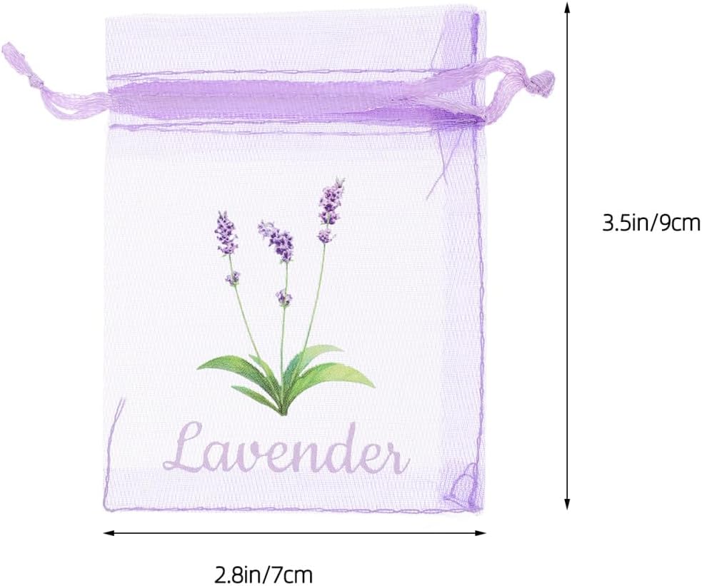 MAGICLULU Lavender Sachets 20pcs Drawstring Storage Pouches