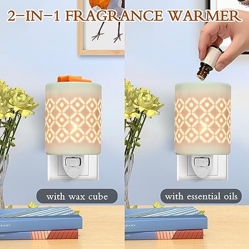 Stylish Plug in Wax Warmer with White Porcelain