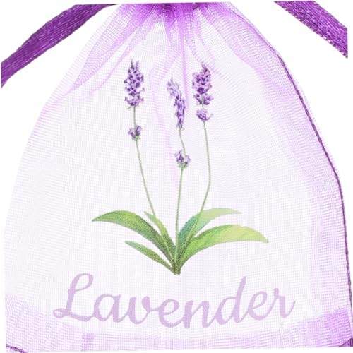 50pcs Lavender Drawstring Sachet Pouches for Home Organization