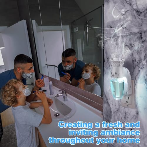4 Pcs Wall Fragrance Plug with Night Light