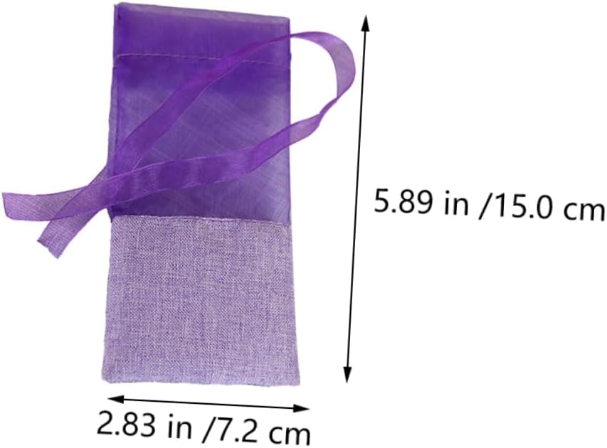 COLLBATH 24pcs Lavender Sachets Empty Bags for Home Fragrance