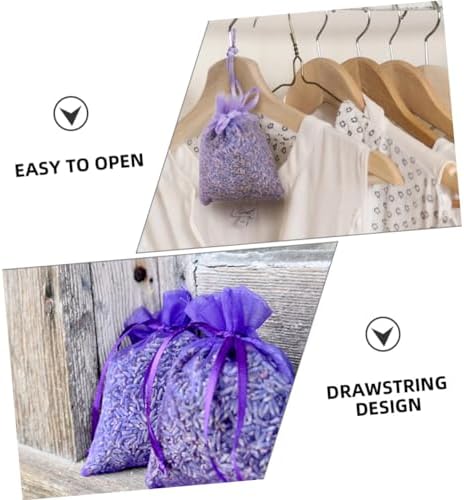 Vaguelly 10pcs Lavender Sachets for Home Wardrobe and Closet Fresheners
