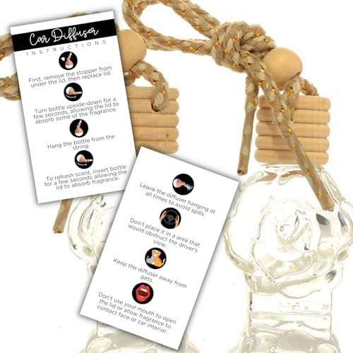 Lashicorn Car Diffuser Care Cards 50 Pack