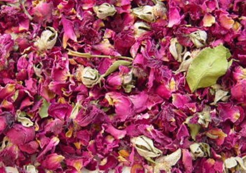 1 LB Moroccan Fragrant Red Rosebuds and Petals